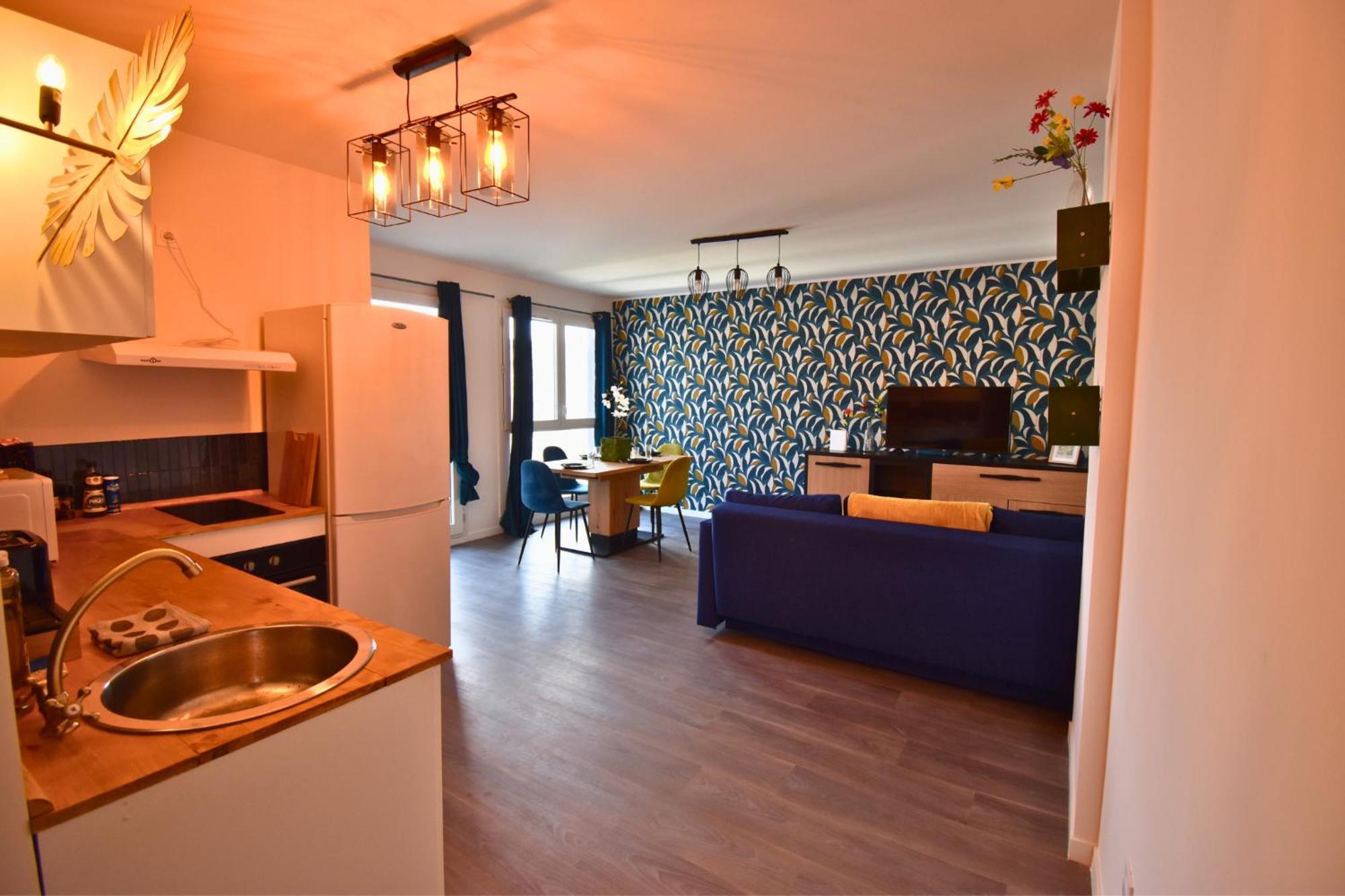 Echo Parisien Apartment โอแบวีลีเย ภายนอก รูปภาพ