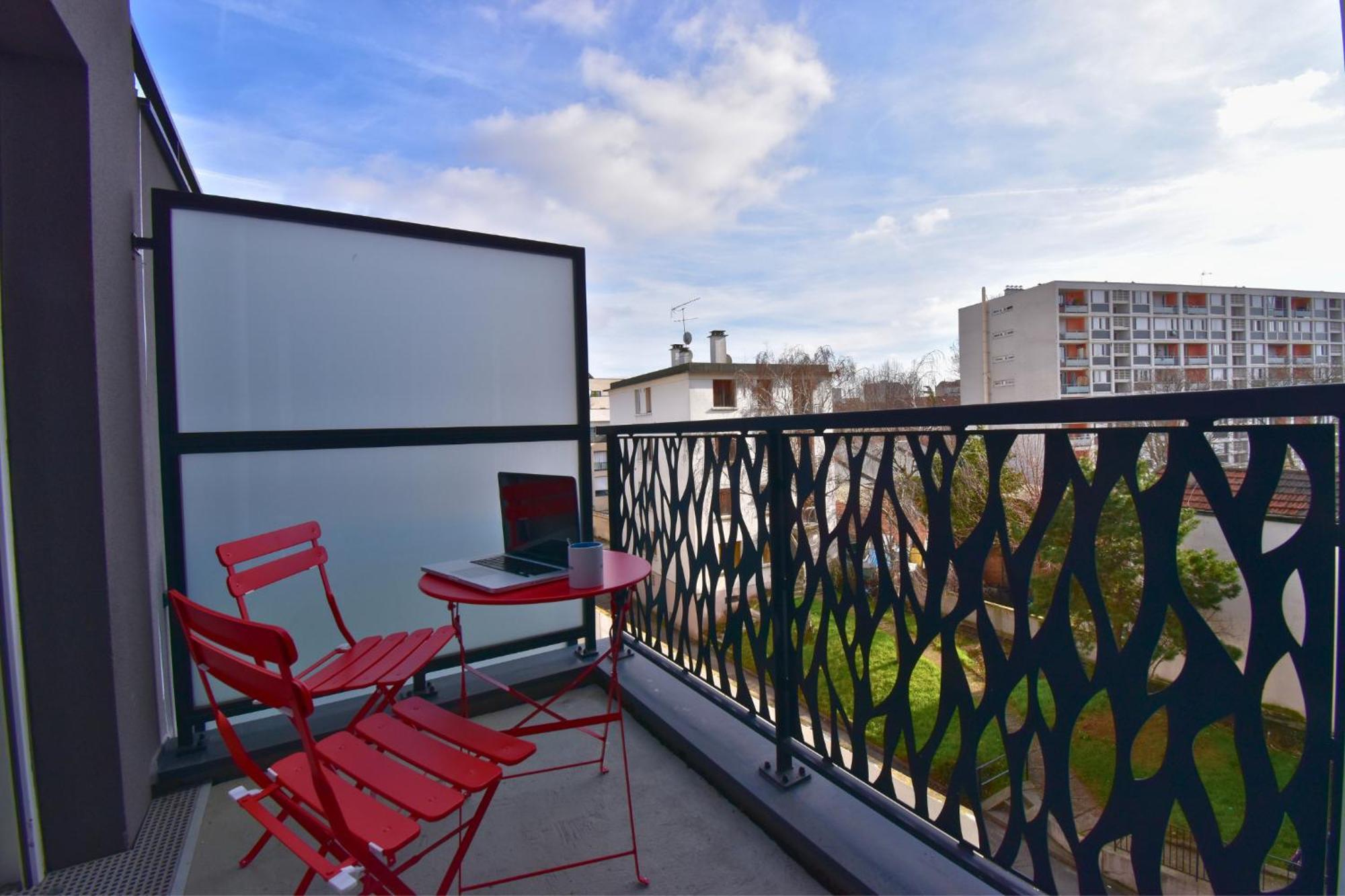 Echo Parisien Apartment โอแบวีลีเย ภายนอก รูปภาพ