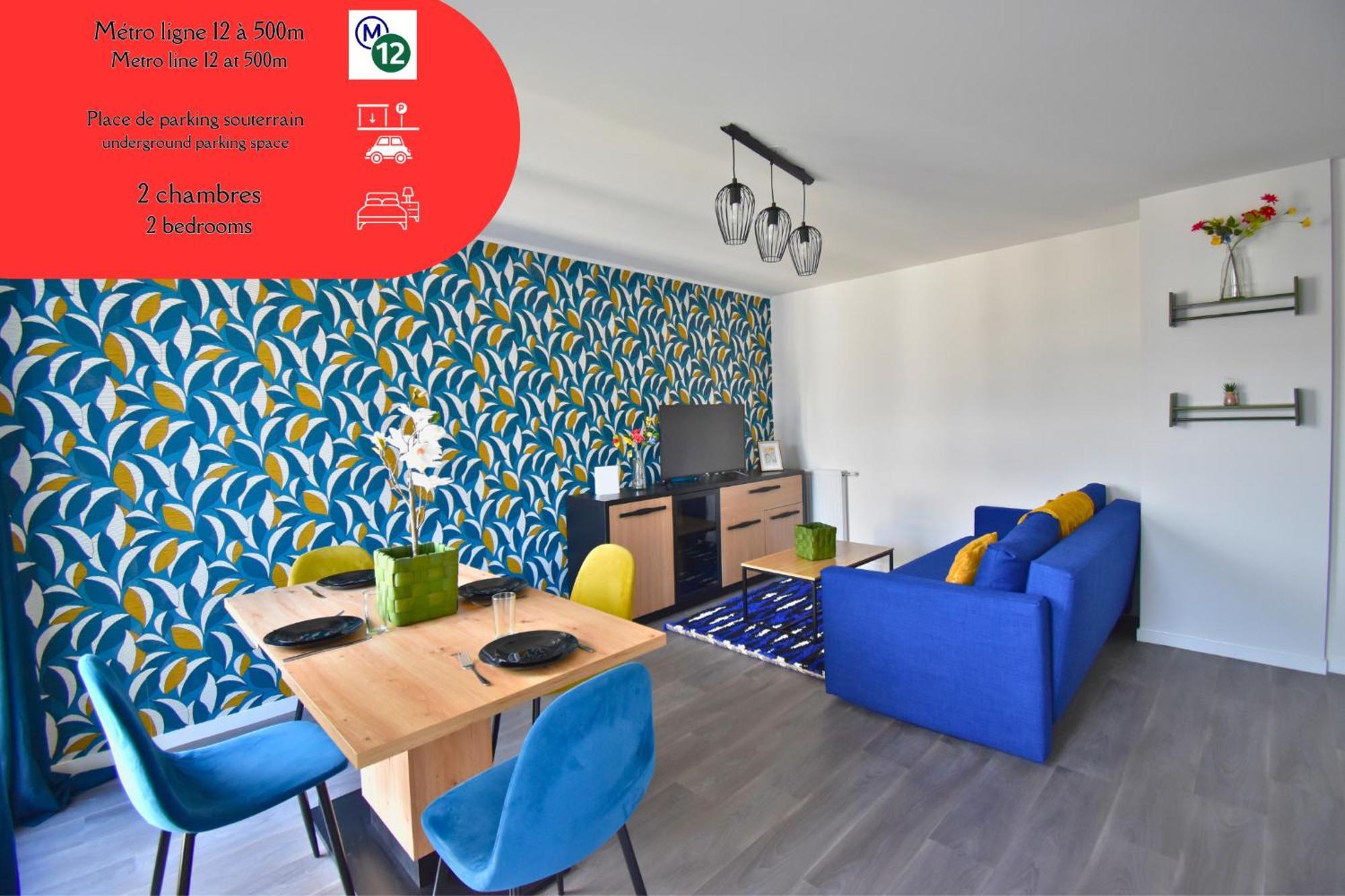 Echo Parisien Apartment โอแบวีลีเย ภายนอก รูปภาพ